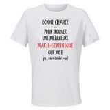 Maillot de Sport Femme Marie-Dominique Ca n'existe Pas - T-Shirt Respirant Polyester Manches Courtes - Cadeau Sportive Anniversaire Noël Fête des Mères