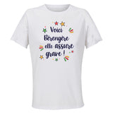 Maillot de Sport Femme pour Berengere Elle Assure - T-Shirt Respirant Polyester Manches Courtes - Cadeau Sportive Anniversaire Noël Fête des Mères