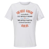 Maillot de Sport Femme Une Belle-Maman Aussi Geniale - T-Shirt Respirant Polyester Manches Courtes - Cadeau Sportive Anniversaire Noël Fête des Mères