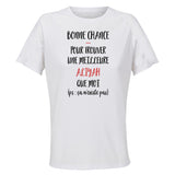 Maillot de Sport Femme pour Aliyah Ca n'existe Pas - T-Shirt Respirant Polyester Manches Courtes - Cadeau Sportive Anniversaire Noël Fête des Mères