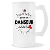 Verre à bière Danseur adoré | Chope de Bière Pinte Idée Cadeau Humour Collègue famille Homme Anniversaire Noël