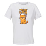 Maillot de Sport Femme Pas du Matin - T-Shirt Respirant Polyester Manches Courtes - Cadeau Sportive Anniversaire Noël Fête des Mères