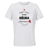 Maillot de Sport Femme Melina Damour - T-Shirt Respirant Polyester Manches Courtes - Cadeau Sportive Anniversaire Noël Fête des Mères