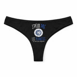 Culotte Tanga Personnalisé Femme Astrologie Kopia Jpeux Pas - sous-Vêtement Coton Idée Cadeau Humour Saint Valentin Anniversaire