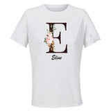 Maillot de Sport Femme pour Eline Lettre - T-Shirt Respirant Polyester Manches Courtes - Cadeau Sportive Anniversaire Noël Fête des Mères