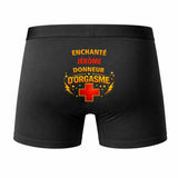 Caleçon Jerome Donneur d'Orgasme - Humour Boxer Coton Idée Cadeau
