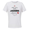 Maillot de Sport Femme Jardiniere Damour - T-Shirt Respirant Polyester Manches Courtes - Cadeau Sportive Anniversaire Noël Fête des Mères