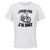 Maillot de Sport Femme BMX J'peux Pas - T-Shirt Respirant Polyester Manches Courtes - Cadeau Sportive Anniversaire Noël Fête des Mères