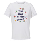Maillot de Sport Femme Nina Elle Assure - T-Shirt Respirant Polyester Manches Courtes - Cadeau Sportive Anniversaire Noël Fête des Mères