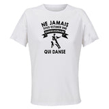Maillot de Sport Femme Danse Quinquagenaire - T-Shirt Respirant Polyester Manches Courtes - Cadeau Sportive Anniversaire Noël Fête des Mères