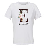 Maillot de Sport Femme Emmanuelle Lettre - T-Shirt Respirant Polyester Manches Courtes - Cadeau Sportive Anniversaire Noël Fête des Mères