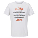 Maillot de Sport Femme Une Chantal Aussi Geniale - T-Shirt Respirant Polyester Manches Courtes - Cadeau Sportive Anniversaire Noël Fête des Mères