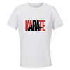 Maillot de Sport Femme Karate Minimaliste - T-Shirt Respirant Polyester Manches Courtes - Cadeau Sportive Anniversaire Noël Fête des Mères