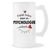 Verre à bière Psychologue adoré | Chope de Bière Pinte Idée Cadeau Humour Collègue famille Homme Anniversaire Noël