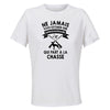 Maillot de Sport Femme Chasse Quinquagenaire - T-Shirt Respirant Polyester Manches Courtes - Cadeau Sportive Anniversaire Noël Fête des Mères
