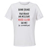 Maillot de Sport Femme Marie-Claire Ca n'existe Pas - T-Shirt Respirant Polyester Manches Courtes - Cadeau Sportive Anniversaire Noël Fête des Mères