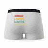 Caleçon Mythe Legende Vintage - Humour Boxer Gris Idée Cadeau