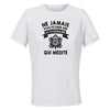 Maillot de Sport Femme Medite Copy Octogenaire - T-Shirt Respirant Polyester Manches Courtes - Cadeau Sportive Anniversaire Noël Fête des Mères