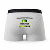 Caleçon Chargement en Cours Thibault - Humour Boxer Gris Idée Cadeau