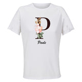 Maillot de Sport Femme Paule Lettre - T-Shirt Respirant Polyester Manches Courtes - Cadeau Sportive Anniversaire Noël Fête des Mères
