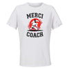 Maillot de Sport Femme pour Merci Judo Coach - T-Shirt Respirant Polyester Manches Courtes - Cadeau Sportive Anniversaire Noël Fête des Mères