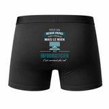 Caleçon Beau-Papa Informaticien - Humour Boxer Coton Idée Cadeau Fête des Pères