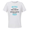 Maillot de Sport Femme Une Coach Impossible A Oublier - T-Shirt Respirant Polyester Manches Courtes - Cadeau Sportive Anniversaire Noël Fête des Mères