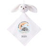 Doudou Bébé Lapin Joseph Adorable Quand Je Dors Gaze de Coton Cadeau Baby Shower
