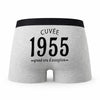 Caleçon Millésime 1955 - Humour Boxer Gris Idée Cadeau Anniversaire