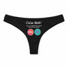Culotte Tanga Personnalisé Femme Science - sous-Vêtement Coton Idée Cadeau Humour Saint Valentin Anniversaire