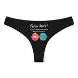 Culotte Tanga Personnalisé Femme Science - sous-Vêtement Coton Idée Cadeau Humour Saint Valentin Anniversaire