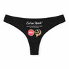 Culotte Tanga Personnalisé Femme Astronomie - sous-Vêtement Coton Idée Cadeau Humour Saint Valentin Anniversaire