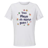 Maillot de Sport Femme Maria Elle Assure - T-Shirt Respirant Polyester Manches Courtes - Cadeau Sportive Anniversaire Noël Fête des Mères