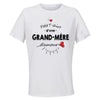 Maillot de Sport Femme Grand-Mere Damour - T-Shirt Respirant Polyester Manches Courtes - Cadeau Sportive Anniversaire Noël Fête des Mères