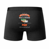 Caleçon Belle-Mère Prof - Humour Boxer Coton Idée Cadeau Fête des Pères