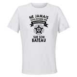 Maillot de Sport Femme Bateau Sexagenaire - T-Shirt Respirant Polyester Manches Courtes - Cadeau Sportive Anniversaire Noël Fête des Mères