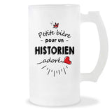 Verre à bière Historien adoré | Chope de Bière Pinte Idée Cadeau Humour Collègue famille Homme Anniversaire Noël
