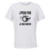 Maillot de Sport Femme Arbitre J'peux Pas - T-Shirt Respirant Polyester Manches Courtes - Cadeau Sportive Anniversaire Noël Fête des Mères