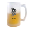 Verre à Bière Bryan Lettre Chaine | Chope de Bière Pinte | Idée Cadeau Prénom Motard Biker Mob Anniversaire Papa Collègue Départ Retraite Noël