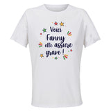 Maillot de Sport Femme Fanny Elle Assure - T-Shirt Respirant Polyester Manches Courtes - Cadeau Sportive Anniversaire Noël Fête des Mères