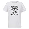 Maillot de Sport Femme VTT Quarantenaire - T-Shirt Respirant Polyester Manches Courtes - Cadeau Sportive Anniversaire Noël Fête des Mères