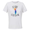 Maillot de Sport Femme Golf C'est La Vie - T-Shirt Respirant Polyester Manches Courtes - Cadeau Sportive Anniversaire Noël Fête des Mères