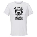 Maillot de Sport Femme Barbecue Sexagenaire - T-Shirt Respirant Polyester Manches Courtes - Cadeau Sportive Anniversaire Noël Fête des Mères