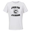 Maillot de Sport Femme Origami J'peux Pas - T-Shirt Respirant Polyester Manches Courtes - Cadeau Sportive Anniversaire Noël Fête des Mères