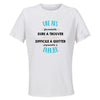 Maillot de Sport Femme Une AVS Impossible A Oublier - T-Shirt Respirant Polyester Manches Courtes - Cadeau Sportive Anniversaire Noël Fête des Mères