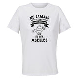 Maillot de Sport Femme Abeilles Quinquagenaire - T-Shirt Respirant Polyester Manches Courtes - Cadeau Sportive Anniversaire Noël Fête des Mères