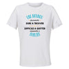 Maillot de Sport Femme Une Nounou Impossible A Oublier - T-Shirt Respirant Polyester Manches Courtes - Cadeau Sportive Anniversaire Noël Fête des Mères