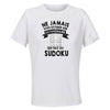 Maillot de Sport Femme Sudoku Copy Octogenaire - T-Shirt Respirant Polyester Manches Courtes - Cadeau Sportive Anniversaire Noël Fête des Mères