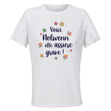 Maillot de Sport Femme Nolwenn Elle Assure - T-Shirt Respirant Polyester Manches Courtes - Cadeau Sportive Anniversaire Noël Fête des Mères