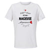 Maillot de Sport Femme Nageuse Damour - T-Shirt Respirant Polyester Manches Courtes - Cadeau Sportive Anniversaire Noël Fête des Mères